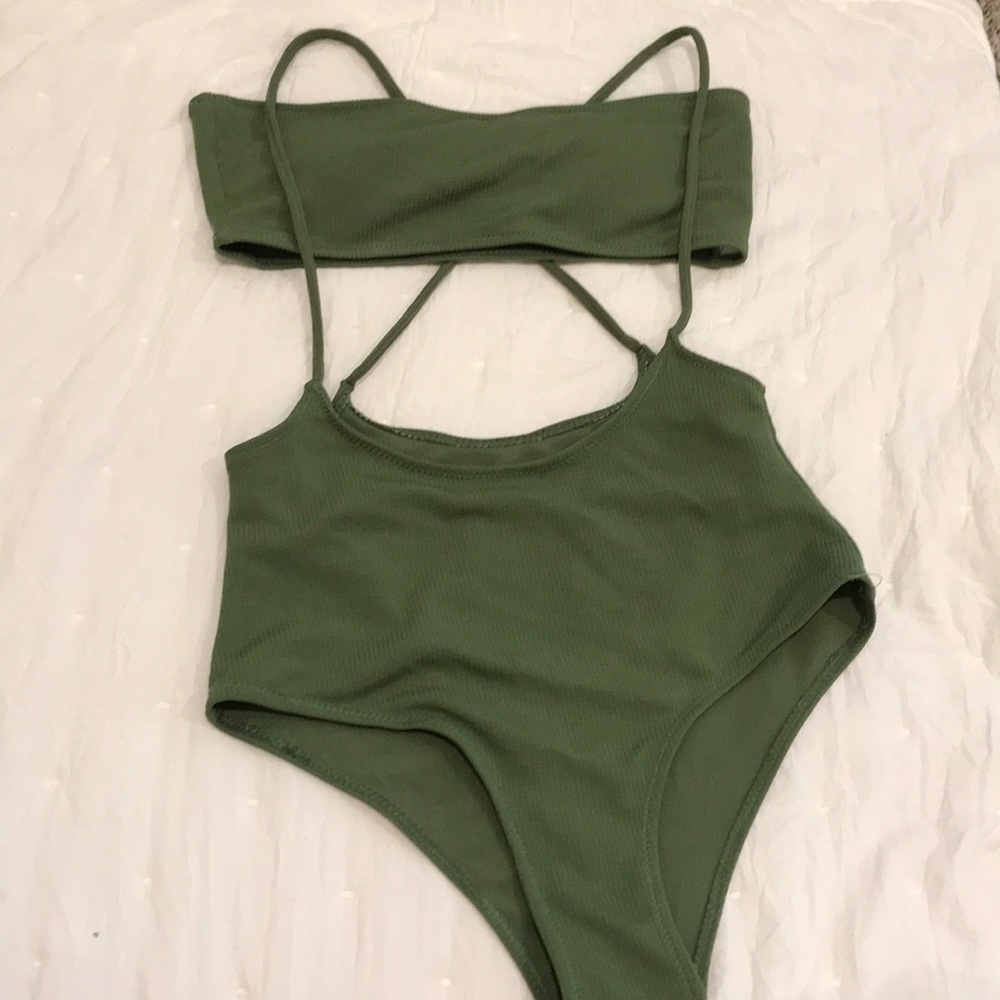 Zaful “overall/suspender” bikini
